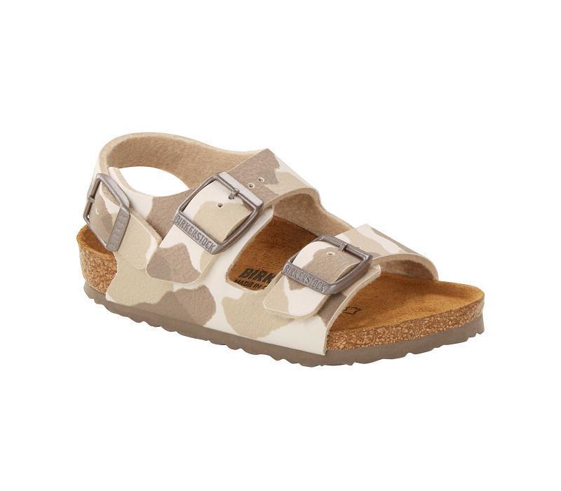 Milano Birkenstock Birko-flor Regular Detske Biele Maskacove | SK 434XYU